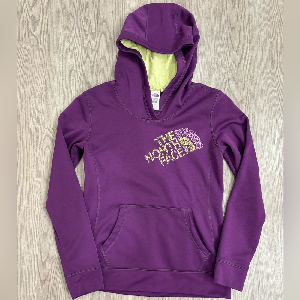 THE NORTH FACE Hoodie/Pullover Purple/Yellow Size S/P‎